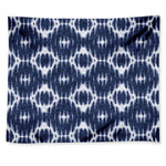Blue Shibori Print Tapestry