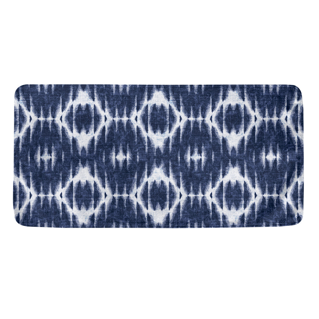 Blue Shibori Print Towel