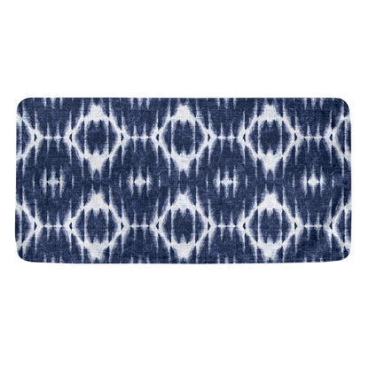 Blue Shibori Print Towel