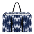 Blue Shibori Print Utility Tote Bag