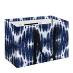 Blue Shibori Print Utility Tote Bag