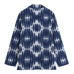 Blue Shibori Print Women's Blazer