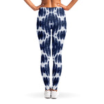 Blue Shibori Print Women's Leggings