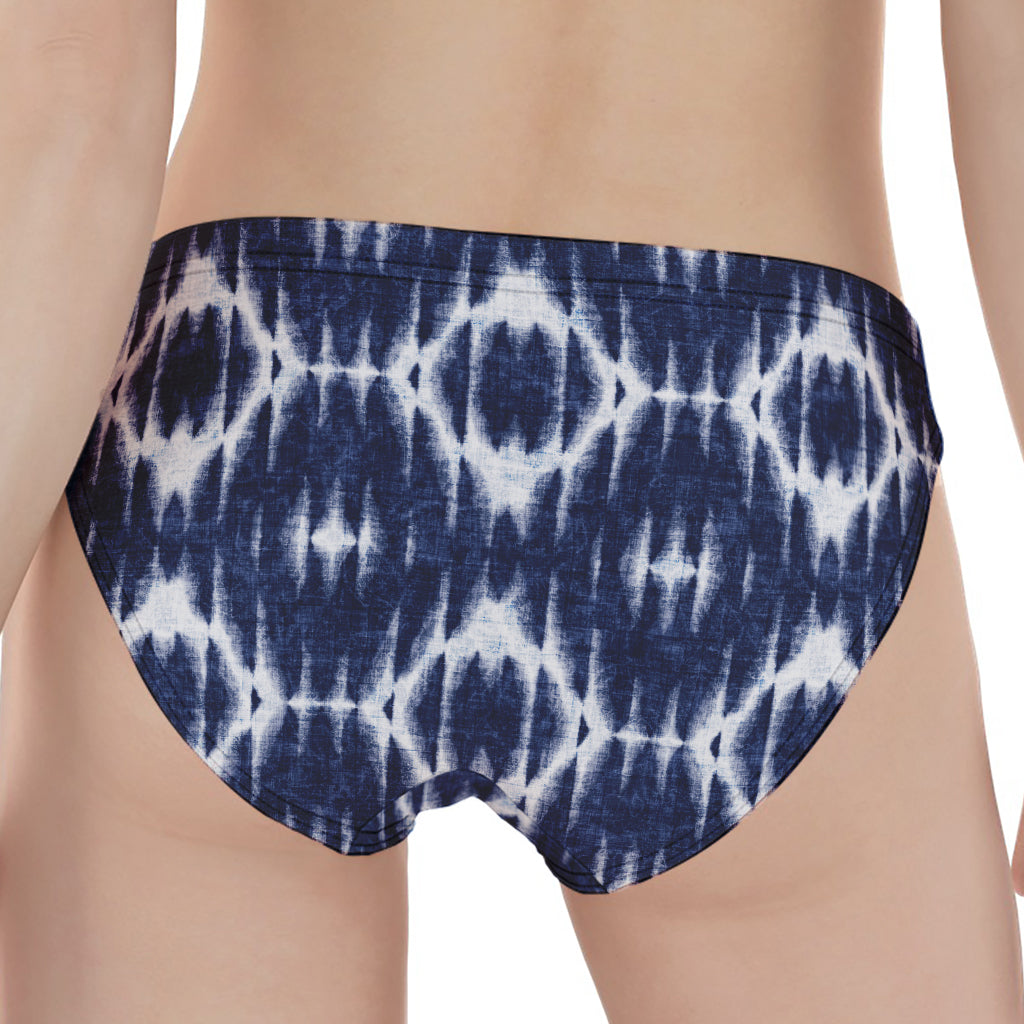 Blue Shibori Print Women's Panties