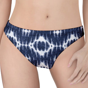 Blue Shibori Print Women's Thong