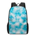 Blue Shibori Tie Dye Print 17 Inch Backpack