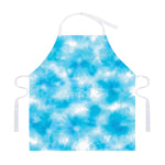 Blue Shibori Tie Dye Print Adjustable Apron