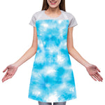 Blue Shibori Tie Dye Print Adjustable Apron