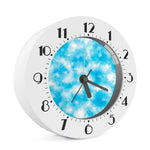 Blue Shibori Tie Dye Print Alarm Clock