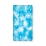 Blue Shibori Tie Dye Print Baby Crib Sheet