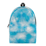Blue Shibori Tie Dye Print Backpack