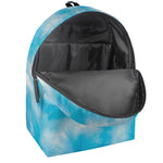 Blue Shibori Tie Dye Print Backpack