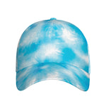 Blue Shibori Tie Dye Print Baseball Cap