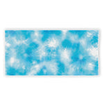 Blue Shibori Tie Dye Print Beach Towel