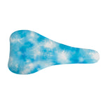 Blue Shibori Tie Dye Print Bicycle Seat Cover