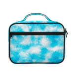 Blue Shibori Tie Dye Print Briefcase Bible Bag