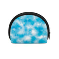 Blue Shibori Tie Dye Print Coin Purse