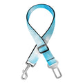 Blue Shibori Tie Dye Print Dog Seat Belt