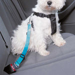 Blue Shibori Tie Dye Print Dog Seat Belt