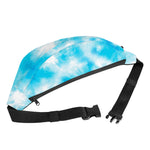 Blue Shibori Tie Dye Print Fanny Pack