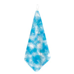 Blue Shibori Tie Dye Print Hand Towel