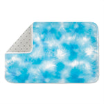 Blue Shibori Tie Dye Print Indoor Door Mat