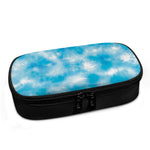 Blue Shibori Tie Dye Print Insulin Cooler Travel Case