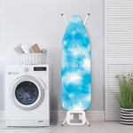 Blue Shibori Tie Dye Print Ironing Board Cover