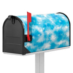 Blue Shibori Tie Dye Print Mailbox Cover