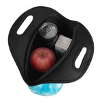 Blue Shibori Tie Dye Print Neoprene Lunch Bag