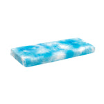 Blue Shibori Tie Dye Print Piano Keyboard Cover