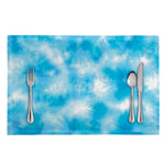Blue Shibori Tie Dye Print Placemat