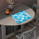 Blue Shibori Tie Dye Print Placemat