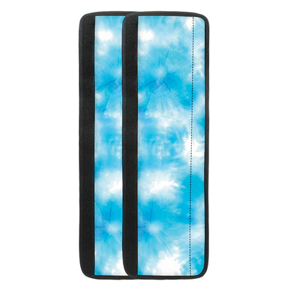 Blue Shibori Tie Dye Print Refrigerator Handle Covers