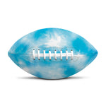 Blue Shibori Tie Dye Print Rugby Ball