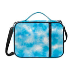 Blue Shibori Tie Dye Print Shoulder Strap Bible Bag