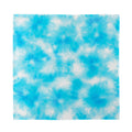 Blue Shibori Tie Dye Print Silk Bandana