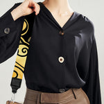 Blue Sky And Golden Sun Samurai Print Bag Strap