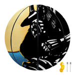 Blue Sky And Golden Sun Samurai Print Basketball