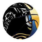 Blue Sky And Golden Sun Samurai Print Basketball