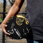 Blue Sky And Golden Sun Samurai Print Basketball