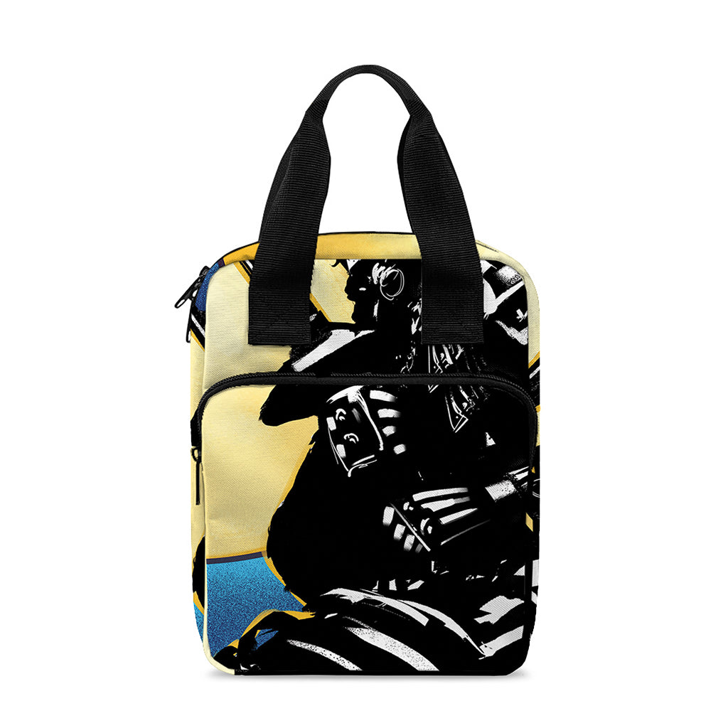 Blue Sky And Golden Sun Samurai Print Bible Tote Bag