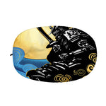 Blue Sky And Golden Sun Samurai Print Car Side Mirror Covers