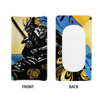 Blue Sky And Golden Sun Samurai Print Changing Pad Cover