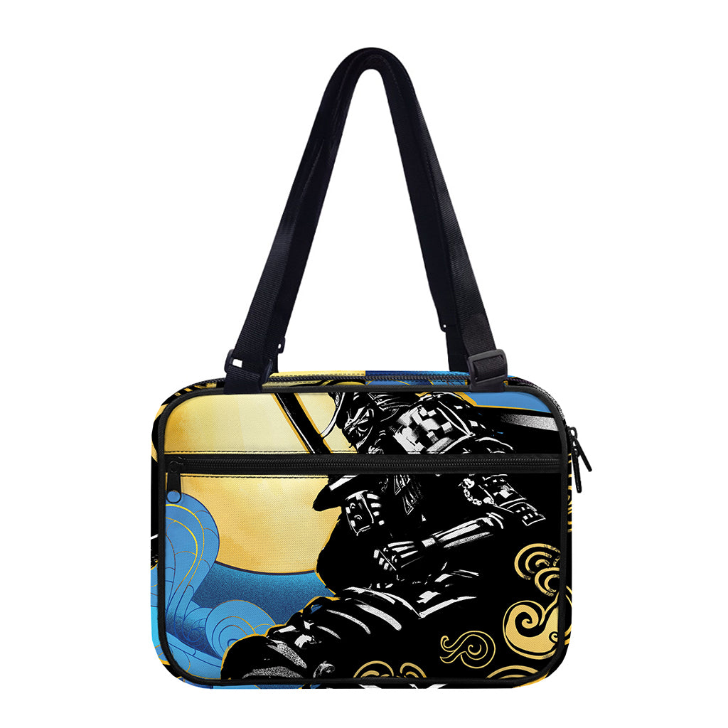 Blue Sky And Golden Sun Samurai Print Double Strap Bible Bag