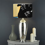 Blue Sky And Golden Sun Samurai Print Drum Lamp Shade