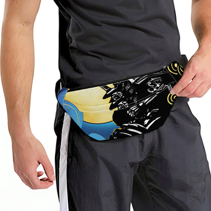 Blue Sky And Golden Sun Samurai Print Fanny Pack
