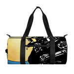 Blue Sky And Golden Sun Samurai Print Gym Bag
