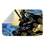 Blue Sky And Golden Sun Samurai Print Indoor Door Mat