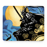 Blue Sky And Golden Sun Samurai Print Mouse Pad